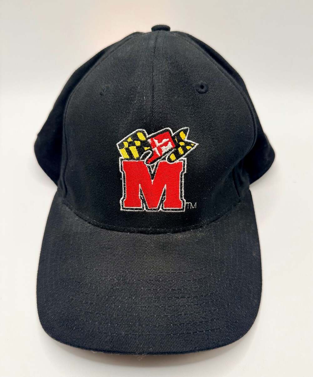 Lightwear Maryland Terrapins NCAA Black Baseball Cap Hat Fiber Optic Light Up